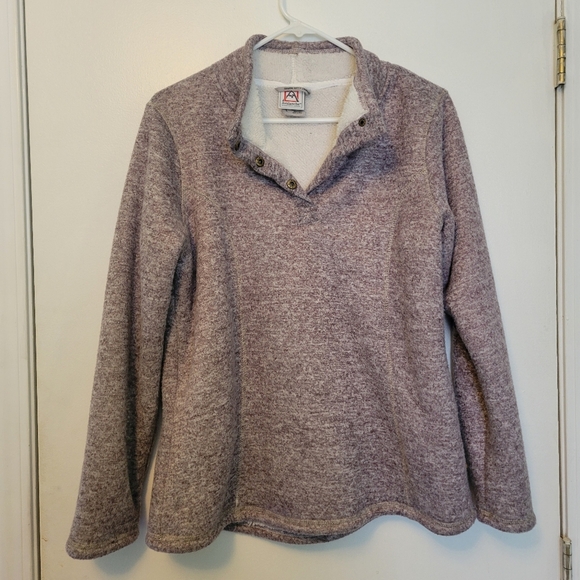 Avalanche Sweaters - Avalanche Heathered Pullover Sweater Women's Size Large Purple Mauve *Pre-owned